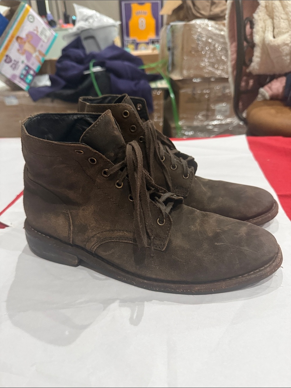 Thursday Boot Company Men's Dark Brown Suede Chukka Boots